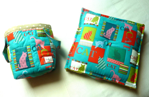 Textilní box kočičí... — foto 3
