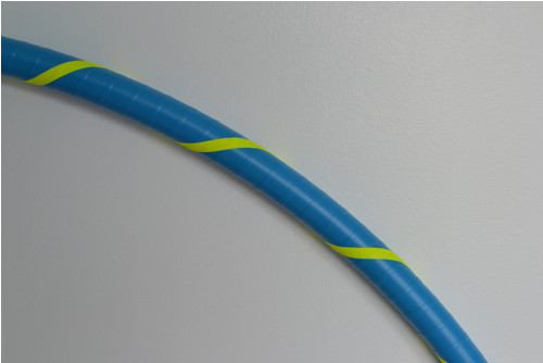 Obruč na hooping modro-žlutá 95 cm — foto 2