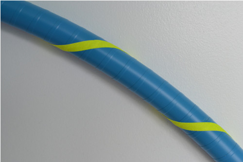 Obruč na hooping modro-žlutá 95 cm — foto 3