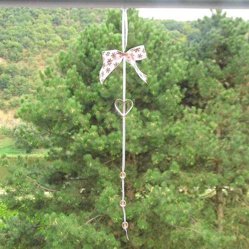Srdíčkový závěs - girlanda — foto 2