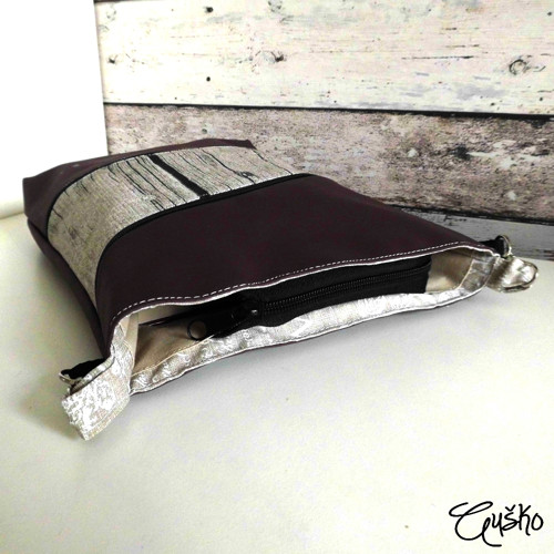 Crossbody, dřevo a kůže ... — foto 3