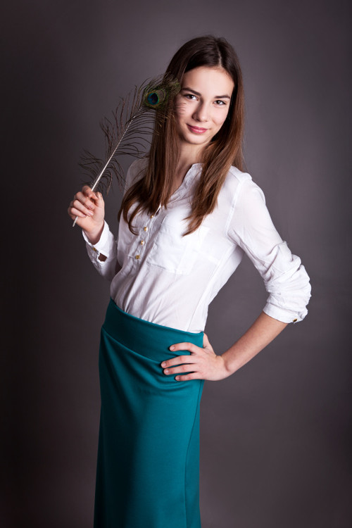 *Dlouhá teplejší sukýnka - 30 barev* — foto 2