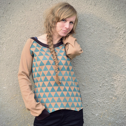 Potato Triangle V - tričko ručně potištěné — foto 6