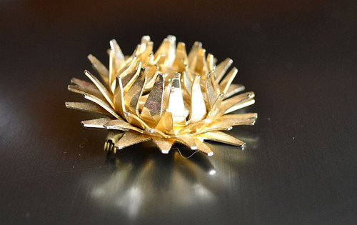 Miluji chryzantémy - brož design * — foto 2