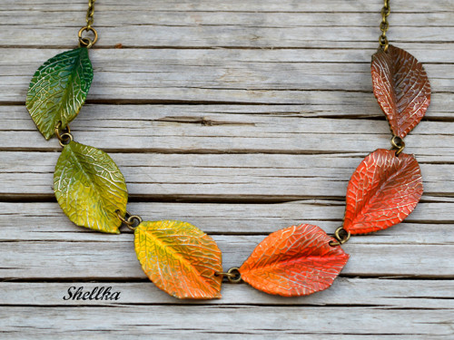 Náhrdelník ,,AUTUMN LEAVES,, — foto 2