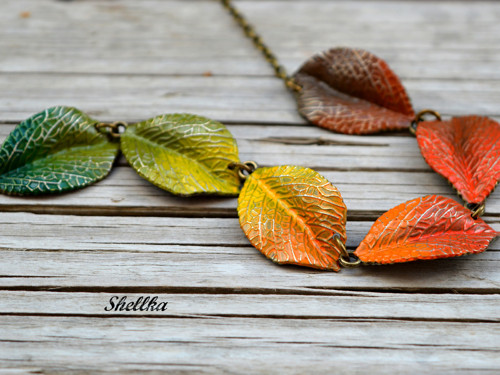 Náhrdelník ,,AUTUMN LEAVES,, — foto 3