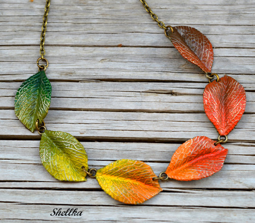 Náhrdelník ,,AUTUMN LEAVES,, — foto 4