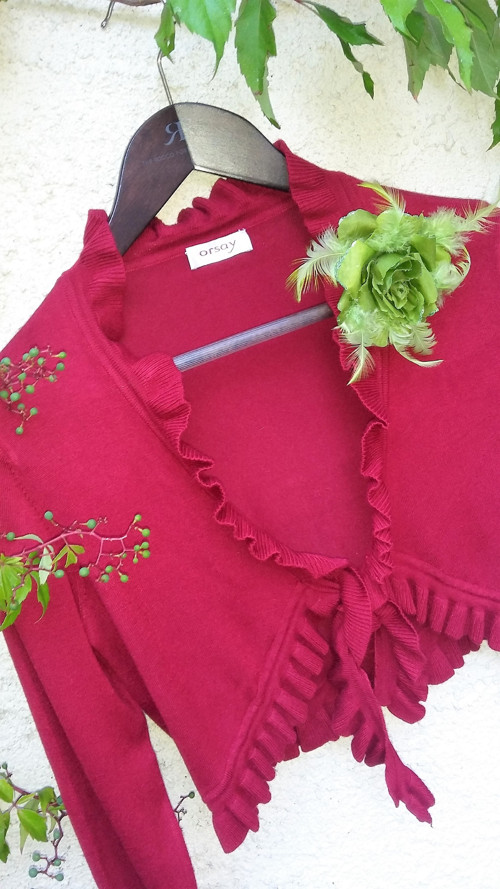 Bordó s růží RECY — foto 3