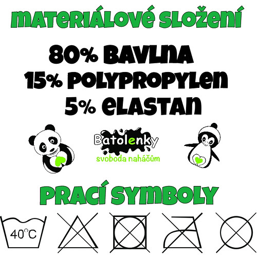 Batolenky 2: návleky panda — foto 5