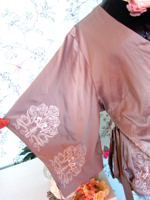 Kardigan-kimono střibřité — foto 2