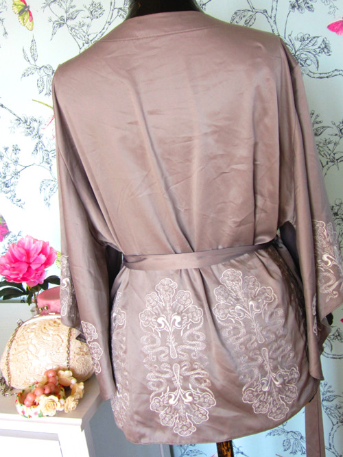 Kardigan-kimono střibřité — foto 5