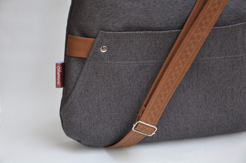 Kabelka Amelie...crossbody,antracit — foto 2
