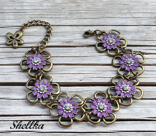 Náušnice ,,DARK PURPLE,, — foto 3