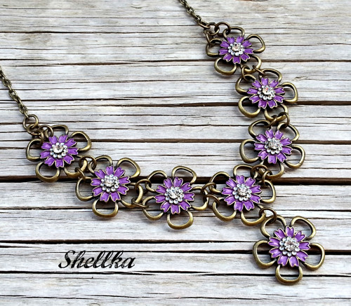 Náušnice ,,DARK PURPLE,, — foto 4