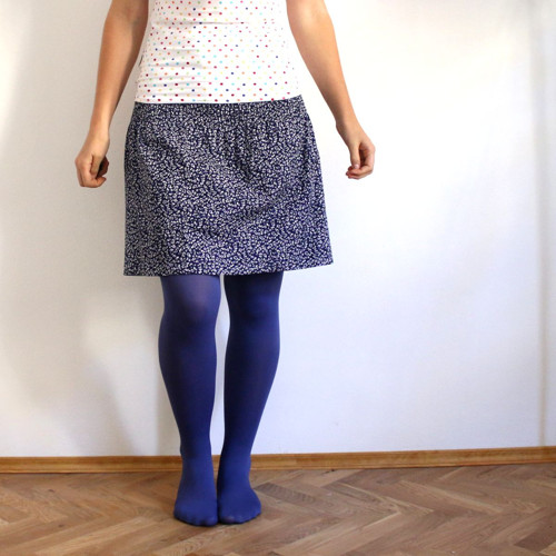 Žabka květovaná :) modrá — foto 2