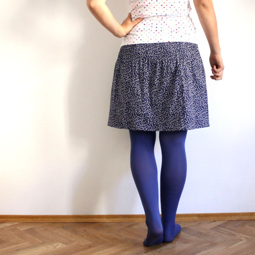 Žabka květovaná :) modrá — foto 3