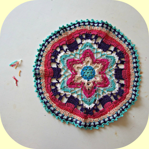 Boho vesta fialová — foto 2
