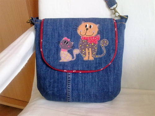 Kabelka Crossbody kočičí — foto 2