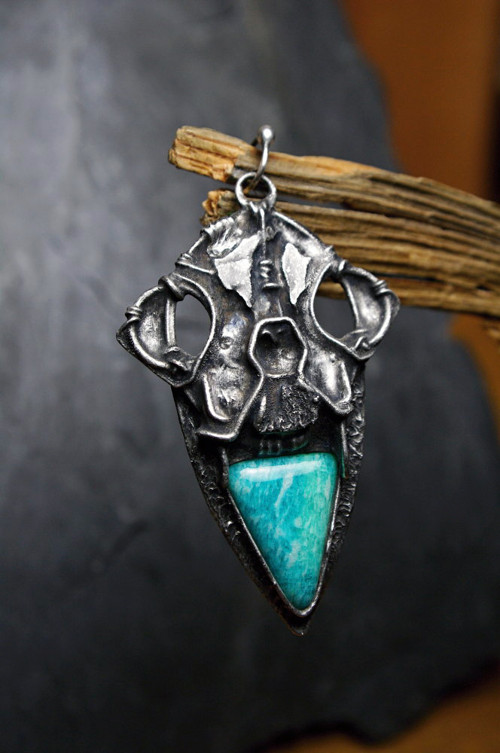 Postapokalyptický amulet - Amazonit Tanzánie — foto 2