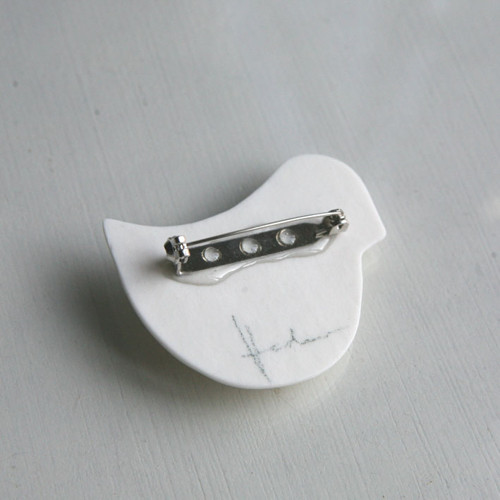 Messinger Black (porcelánová brož) — foto 2