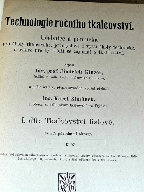 Technologie ručního tkalcovství — foto 4