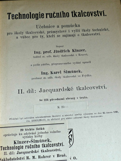 Technologie ručního tkalcovství — foto 5