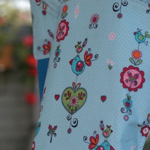 NOSÍTKO PRO PANENKY - Modré ptáčkové (6) — foto 4