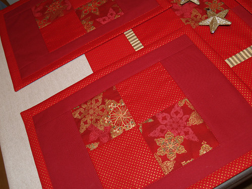 Sada prostírání - Red flourish — foto 4