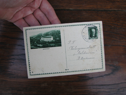 Jáchymov...dopisnice, 1933 — foto 2