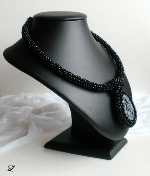 Náhrdelník Obsidián — foto 5