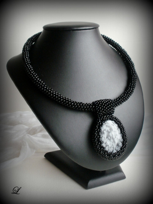 Náhrdelník Obsidián — foto 6