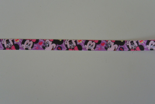 Rypsová stuha minnie mouse 0,9 cm — foto 2