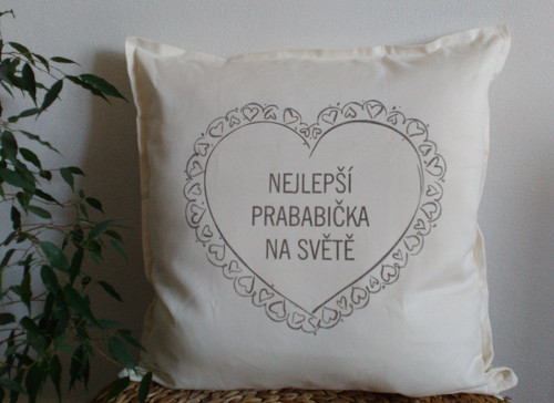 Polštář "nejlepší prababička" — foto 2