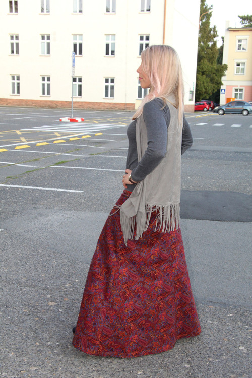 Sukně v barvě psího vína:) — foto 2