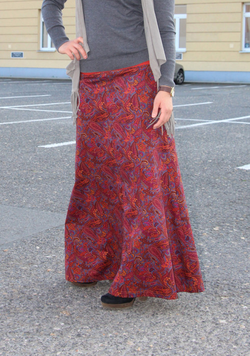 Sukně v barvě psího vína:) — foto 6