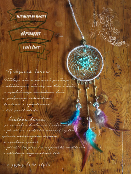 Turquoise heart lapač snů — foto 2