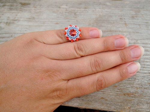 Swarovski prstýnek "Rozmarný"- dětský! — foto 6