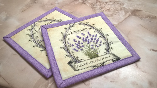 Podtácky Lavender sada 2ks — foto 5
