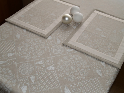 Ubrus 90x90 - Harmonic winter — foto 2