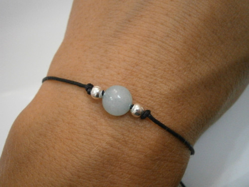 "Amazonit" - náramek s minerálem (Unisex) — foto 3