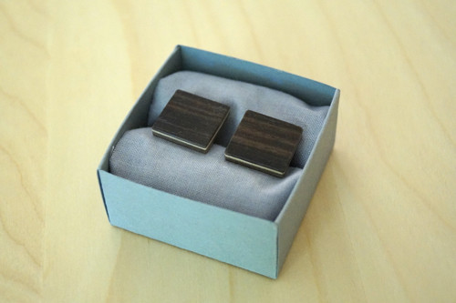 Dřevěné manžetové knoflíčky "Eben" — foto 3