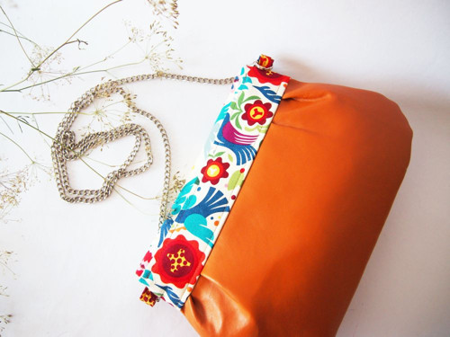 Mexican folk - škoricová kabelka — foto 3