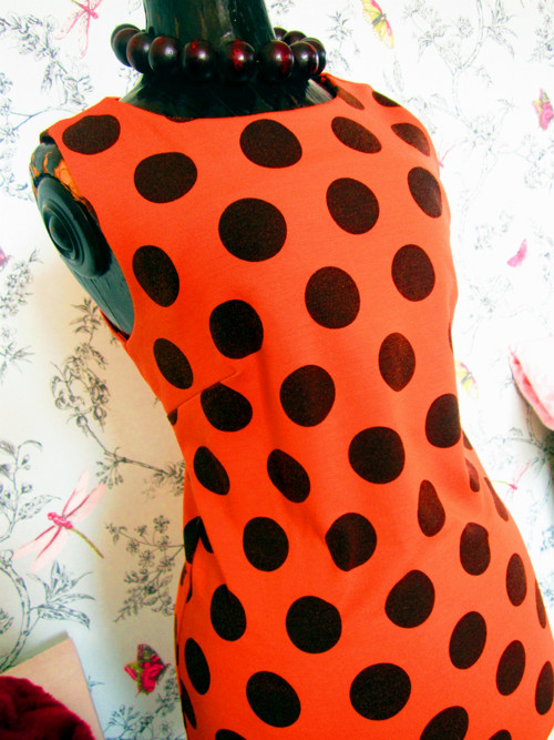 Šaty orange&dots — foto 3