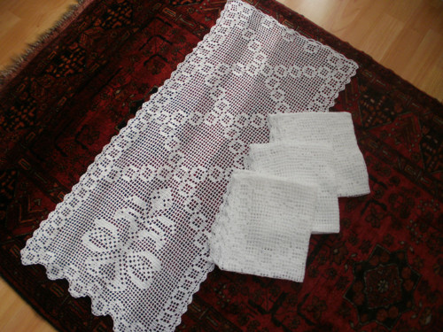 Filetové záclonky. — foto 2