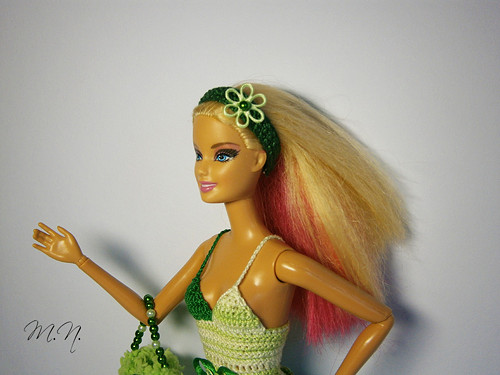Zelené šaty - oblečky pro BARBIE — foto 2
