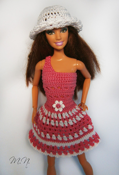 Romantické šatky pro BARBIE — foto 2