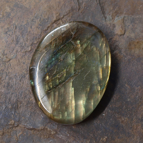 Labradorit, placka 35 x 27mm č.1866 — foto 4