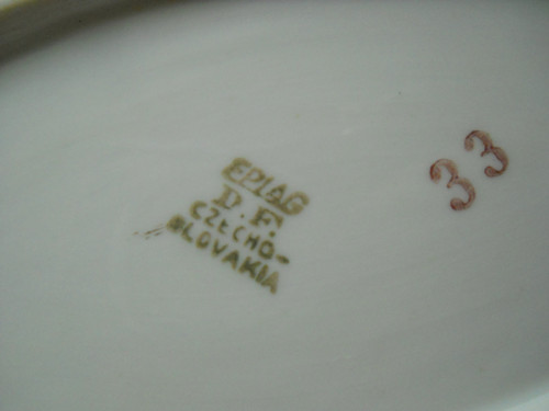 Český porcelán - tác — foto 3