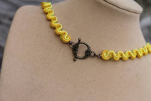 Soutache náhrdelník Brazil Paradise — foto 4