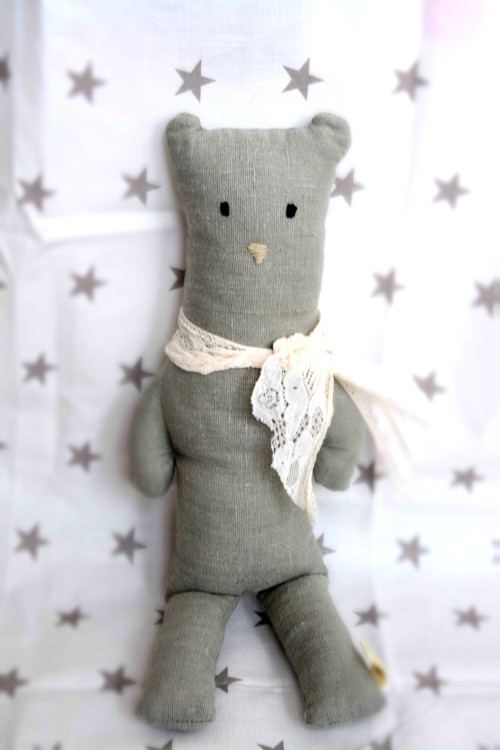 Bubu Bear grey linen — foto 2